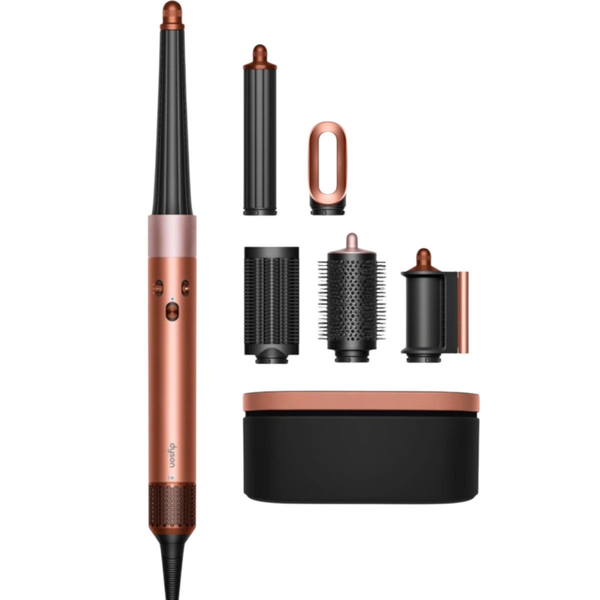 Стайлер Dyson Airwrap Complete Long HS08 (Global) Amber Silk, янтарный шёлк Стандартный