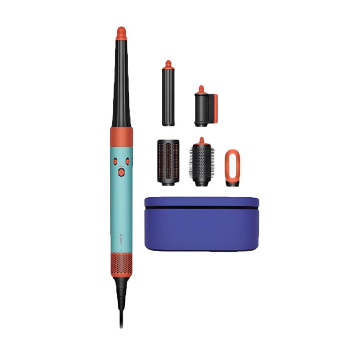 Стайлер Dyson AirWrap Complete Long HS08 (Global) Straight+Wavy, Ceramic Patina/Topaz, бирюзовый/оранжевый Стандартный